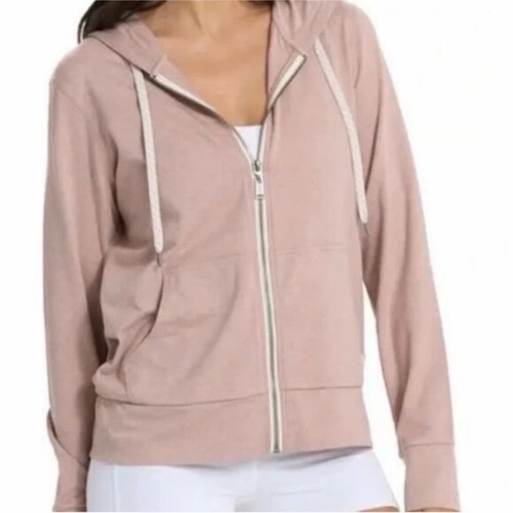 Vuori Halo Performance Hoodie Dogwood Heather Pink Medium M Faint Mark See Photo - Picture 5 of 9